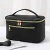 Bolsa de Maquillaje Portátil de PU, Gran Capacidad, Gama Alta, Nicho, Bolsa de Almacenamiento de Maquillaje Portátil, Bolsa de Tote Linda, Neceser para Mujer