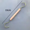 Ganchos para Loja de Roupas, Ganchos S, Cabides de Corda de Cânhamo, Adereços de Exibição, Painéis de Exibição de Madeira, Pregadores de Calça, Argolas para Lenço