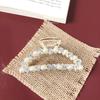 ¡Super hada! Pinza de lujo con perlas y diamantes de imitación para el flequillo, estilo coreano, para el pelo, con diamantes, accesorios para el cabello para mujeres adultas.