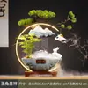 Nueva decoración de agua circulante estilo chino oficina suerte sala de estar humidificador paisaje decoración del hogar regalo de inauguración