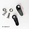Piezas de máquina de coser antiguas Porta bobina pie botón con tornillo Botón de cesta de flores