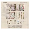 Pacote de Materiais Retrostory Série Anos de Luz e Sombra Diário Vintage Material para DIY Base de Decoração 51 Folhas 8 Designs
