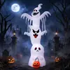 Cráneo de Halloween Transfronterizo Calabaza Linterna Cachorro Modelo Inflable Decoración de Escena para Fiesta Festiva Adorno de Modelo Inflable