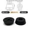 Pata de máquina elevadora de altura con cojín mesa y silla muebles computadora hermosa cónica pad para pie de host pad de choque para pie de máquina alta resistencia al desgaste en forma de V