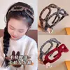 Diadema Vintage con Estampado de Leopardo para Mujer, Elegante Moda Diadema para Lavarse la Cara, Pinza para el Cabello para Otoño e Invierno, Accesorio para el Cabello de Corona Alta