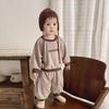 Conjunto de Ropa de Otoño para Niños, Conjunto de Dos Piezas de Manga Larga para Bebés Niños, Ropa de Paseo de Otoño para Bebés y Niños Pequeños, Venta al por Mayor Marca Fabricante
