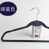 Percha de flocado para mujer, multiusos, antideslizante, con gancho para colgar de 38 cm, venta directa de fábrica