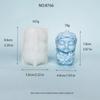 Molde de Silicone Vela Guanyin Estátua Bodhisattva Buda Aromaterapia Gesso