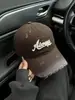 Gorra de Béisbol Vintage Borgoña Desgastada para Mujer, Estilo Retro Americano, Circunferencia de Cabeza Grande, Gorra Versátil con Letras que Hace que la Cara Parezca Más Pequeña