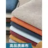 Funda para Sofá y Funda de Cojín de Tela Gruesa con Textura Similar al Lino para Ventana de Mirador Funda para Sofá y Funda de Cojín Hechas a Mano para DIY