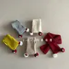 Lindo Bufanda de Punto para Niños con Forma de Briqueta para Otoño e Invierno, Bufanda Cálida Cruzada para Niños y Niñas, Engrosada y a Prueba de Viento