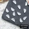 Abalorios para Uñas con Forma de Estrella de Mar y Concha Aurora Serie Océano Concha Resina Accesorios para Uñas DIY Decoración de Uñas Portátil
