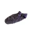 Grampo de Cabelo Roxo de Lã de Cordeiro Estilo Coreano com Laço Clip BB Clip para Franja Presilha Versátil Presilha Lateral