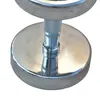 Halteres Galvanizados Aço Puro Sólido Fixo Anti-Ferrugem para Homens, Mulheres e Crianças Fitness Barra de Musculação Caseira Halteres Inodoros