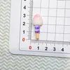 Palillos de Fruta Tanghulu de Color Sólido Adorno de Resina Accesorios Pegamento de Crema DIY Pinza para el Cabello Colgante para Funda de Teléfono