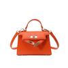 Bolsas de Mujer Transfronterizas Otoño 2026 Nuevo Estilo Simple y de Moda Bolso de Mano con Estampado de Palma Bolso Cruzado Platino