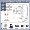 Freno de Polvo Magnético Embrague 24V Eje Único Doble Eje Controlador de Tensión Hueco Freno Electromagnético FL/FZ/PB/PC