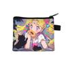 Hermosa chica guerrera caricatura monedero estudiante linda bolsa mini bolsa para audífonos cremallera tarjetero un lote de caliente