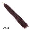 Extensión de cabello con dedos de 18 pulgadas para mujer africana con trenza sucia y pasión, peluca de fibra química con trenza sucia y gancho de mano, comercio exterior