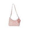 Moda de Primavera Bolso de Axila para Niña con Estampado para Llevar en la Mano 2025 Fresco, Sencillo y Ligero Estilo Coreano Cartera Casual de Hombro