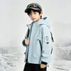 Jaqueta infantil para atividades ao ar livre outono e inverno roupa pai e filho nova roupa infantil meninos meninas roupas alunos do ensino fundamental jaqueta com forro de fleece crianças mais velhas