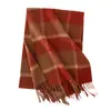 Bufanda de Lana Sentido Avanzado para Hombres y Mujeres Todas las Combinaciones Engrosada Otoño e Invierno Nuevo Puntada de Cuadros Bufanda Cálida Ceremonia del Día del Maestro