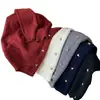 Suéter de Punto para Mujer Estilo Nuevo Cárdigan de un Solo Botón Cuello Redondo Top Casual Chaqueta Suéter Versátil