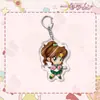 Sailor Moon Conejo Luna Agua Hielo Luna Llavero de Acrílico Colgante Lindo Creativo Llavero Colgante