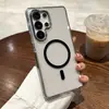 Funda Magnética Transparente Cielo Estrellado para Teléfono Adecuada para Samsung S25Ultra Protección de Lente S24/S25/A56 Fuerte Succión Magnética