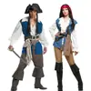 Familia de Navegación Medieval Guerrero Vikingo Pareja Masculina y Femenina Disfraces de Pirata Atuendos de Pirata para Padres e Hijos Disfraces de Halloween para Hombres y Mujeres