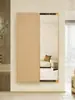 Imán de refrigerador magnético de nogal negro, espejo de tocador deslizante invisible, espejo oculto, espejo de cuerpo entero oculto para fotos DIY