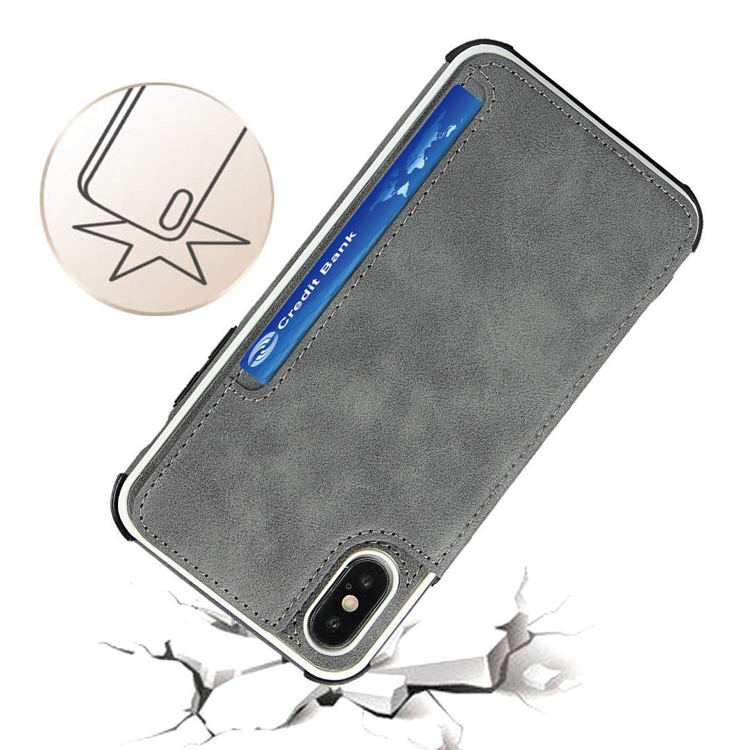苹果iPhone X/Xs 翻盖插卡手机壳