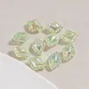 Glaseado de Azúcar Escarchado Transparente Iridiscente Forma de Rombo Diamante Cuentas Irregulares Cuentas Sueltas Cadena para Teléfono Móvil Material de Bricolaje Accesorios para Joyería