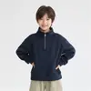 Ropa Infantil Hai Ma 2026 Otoño/Invierno Nuevas Llegadas Ropa Infantil Sudaderas para Niños Ropa de Felpa Estilo Coreano Elegante Ropa de Invierno para Niños Medianos y Grandes