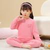 Conjunto de Ropa de Otoño para Niños, Conjunto de Ropa Interior de Algodón Suave para Niños, Pijamas Térmicos Base de Talla Grande para Niños, Camisetas Térmicas de Algodón para Niñas