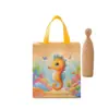 Directo del fabricante: Bolsa de Tela Divertida Mundo Submarino Lindo para Niños, Regalo de Cumpleaños para Niños, Bolsa de Regalo para Bebés de Jardín de Infancia