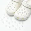 Buraco sapatos acessórios de alta qualidade ervilhas sapatos sapatos flor decorativo fivela diy acessórios jóias chinelos fivela removível sapato fivela
