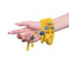 Pulsera original hecha a mano de jade dorado, cuentas de abalorio de cera de abeja amarilla de bodhi completo de 108 para hombres y mujeres, cuentas de manzana, cuentas de hilo manual