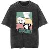 Camiseta Lavada Transfronteriza Hip Hop Espía Elegante Espía X Familia Periférico Animación Verano Pareja Manga Corta