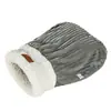 Saco de Dormir Perrera de Gato Túnel Cerrado Cálido de Invierno Cama de Gato de Invierno Suministros para Mascotas Nido para Gatito Esterilla para Gato