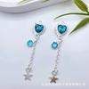 Colgante de Aleación Lazo Estrella Luna Amor Flor DIY Hecho a Mano Aretes Pulsera Collar Accesorios Material