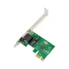 Tarjeta de Red Gigabit Ethernet de Puerto Único PCIe X1 Rtl8111 Computadora de Escritorio Rj45 Doble Filtro