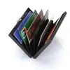 Fábrica de origen en stock Estuche para tarjetas de acero inoxidable Portatarjetas de crédito Portatarjetas antirrobo Cartera organizadora Portatarjetas