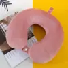 Almohada de Viaje en Forma de U para el Cuello, Almohada Portátil para Avión, Reposacabezas para el Cuello de Coche, para Dormir en Viajes Largos, Almohada Cervical en Forma de U para Trenes de Alta Velocidad