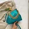 Bolso de Mano con Cadena Texturizada para Mujer, Nuevo Bolso de Hombro Elegante y a la Moda Invierno 2025, Bolso Cruzado Casual Único de Nicho