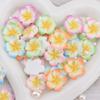 Impressão em duas cores sola grossa frangipani fazendo DIY capa de celular gel creme decoração de corda de grampo de cabelo fivela de sapatos com furo
