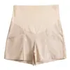 Shorts de maternidade para o verão, shorts casuais finos para mulheres baixinhas, calças de alfaiataria largas e fluidas, roupas de verão para maternidade