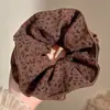 Pañuelo Cuadrado a Cuadros Estilo Coreano para el Cabello, Goma Elástica Estilo Perezoso, Cuerda para Moño de Gama Alta, Goma para el Cabello Dulce