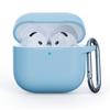 Adecuado para fundas de auriculares Bluetooth Apple 2024/2026 AirPods 4/5, Cubiertas de silicona engrosadas integradas para auriculares
