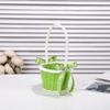Mini Cesta de Almacenamiento Tejida de Ratán Sintético con Imitación de Frutas Boda Portátil Flor Niño Pétalo Cesta Cesta Tejida a Mano Personalizada